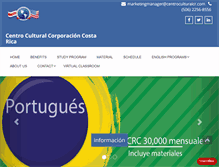 Tablet Screenshot of centroculturalcr.com